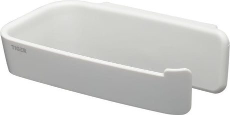 Tiger tess - wc rolhouder zonder klep - toiletrolhouder - zelfklevend - 3m tape - boren - wit
