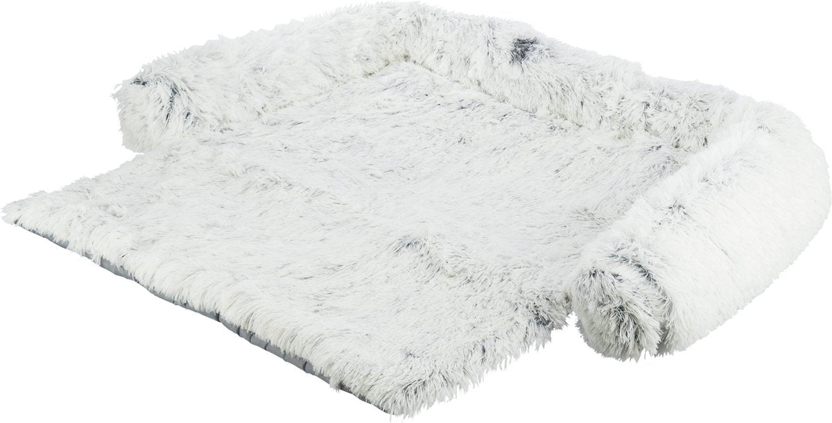 Trixie - sofa - hondenbed harvey - meubelbeschermer - hoekig - wit zwart - 90x90 cm