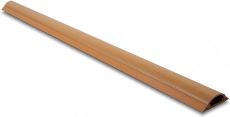 Delock kunststof kabelgoot half-rond met zelfklevende plakstrip - 100 x 5 cm bruin
