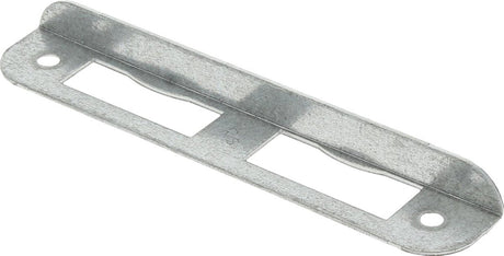 Nemef hoeksluitplaat - afgerond - 135 x 24 x 12 mm (lxbxh b+lip) - staal verzinkt - hp1266 - din links
