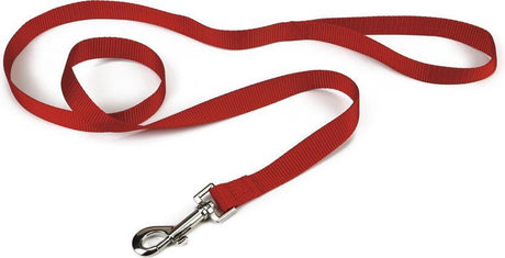 Beeztees - hondenriem - nylon - rood - 100 cm x 20 mm