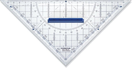 Staedtler geodriehoek - met handvat - acryl - 22 cm