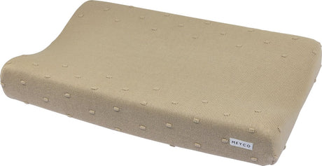 Meyco baby mini knots aankleedkussenhoes - sand - 50x70cm