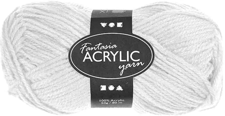 Creativ company wit acryl garen 80 meter