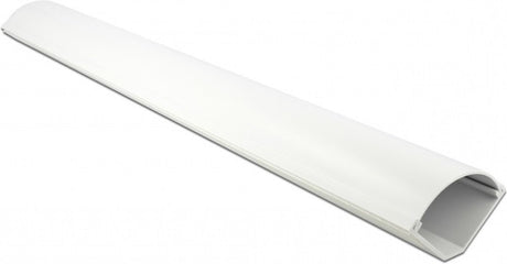 Delock kunststof kabelgoot voor hoekmontage met zelfklevende plakstrip - 100 x 5,6 cm wit