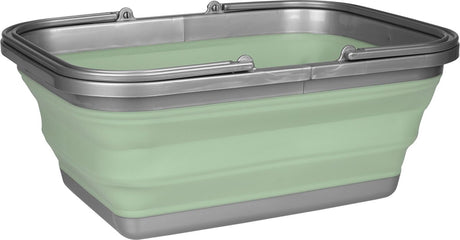 Otrs opvouwbare wasteil - groen grijs - inhoud ca. 16 liter