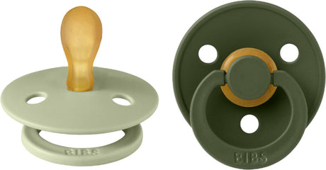 Bibs fopspeen - symmetrisch - 2 stuks - 0-6 mnd - sage hunter green