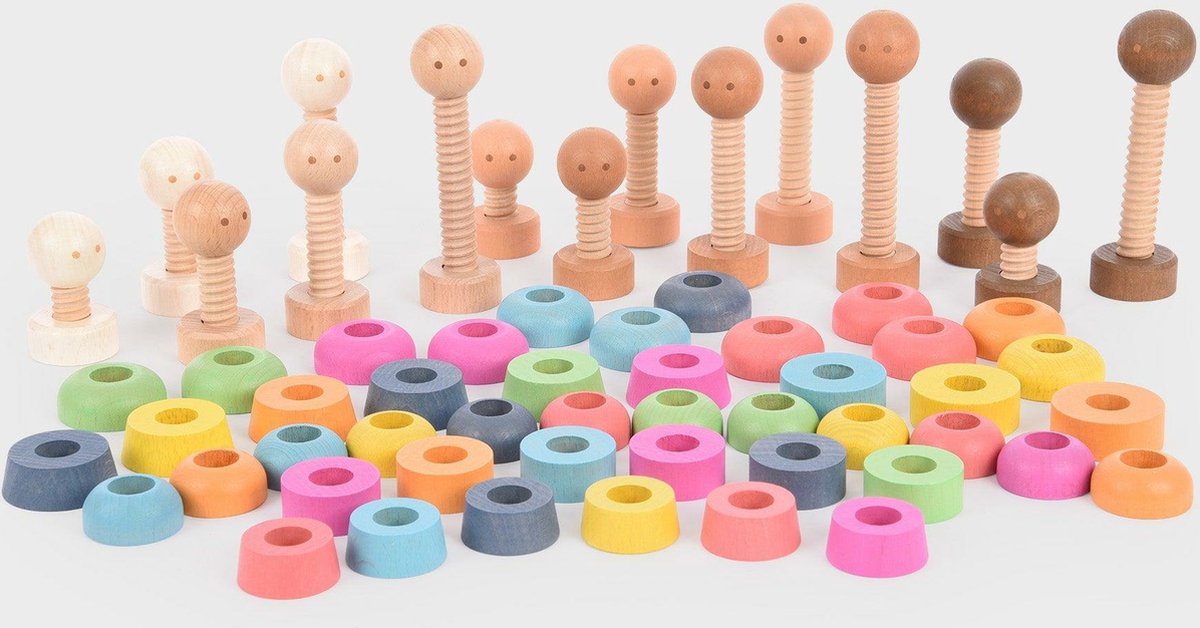 Tickit® rainbow houten gemeenschapsmensen.