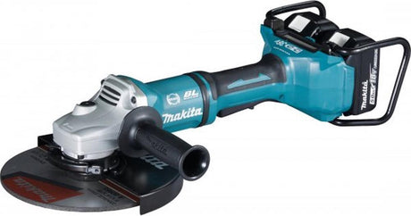 Makita dga900pt2 36v (2x 18v) li-ion accu haakse slijper set (2x 5.0ah accu) in koffer - 230mm - koolborstelloos