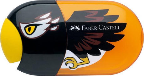 Faber-castell puntenslijper met gum - adelaar motief - 2-gaats - fc-183527
