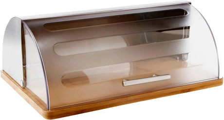 Five simply smart broodtrommel bamboe met plastic deksel - 39 x 28,5 x 14,5 cm