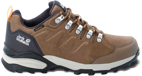 Jack wolfskin refugio texapore low w dames wandelschoenen - brown apricot -maat 40
