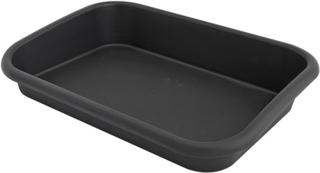 Elho green basics tuintray 60 - binnen en buiten - kweken en oogsten - ø 58.5 x h 11.0 cm - living black