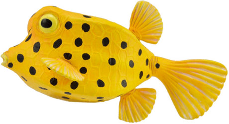 Collecta figurine - gele koffervis - (s) - zeedieren - handgeschilderd - miniatuur