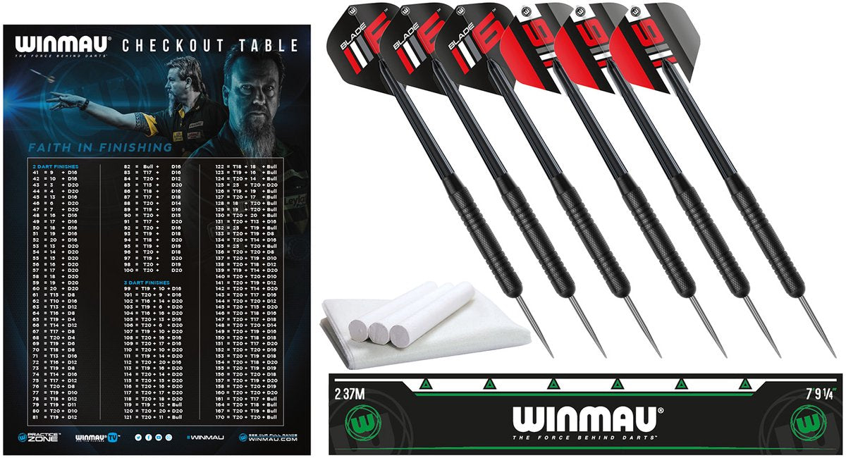 Winmau blade 6 championship dart set