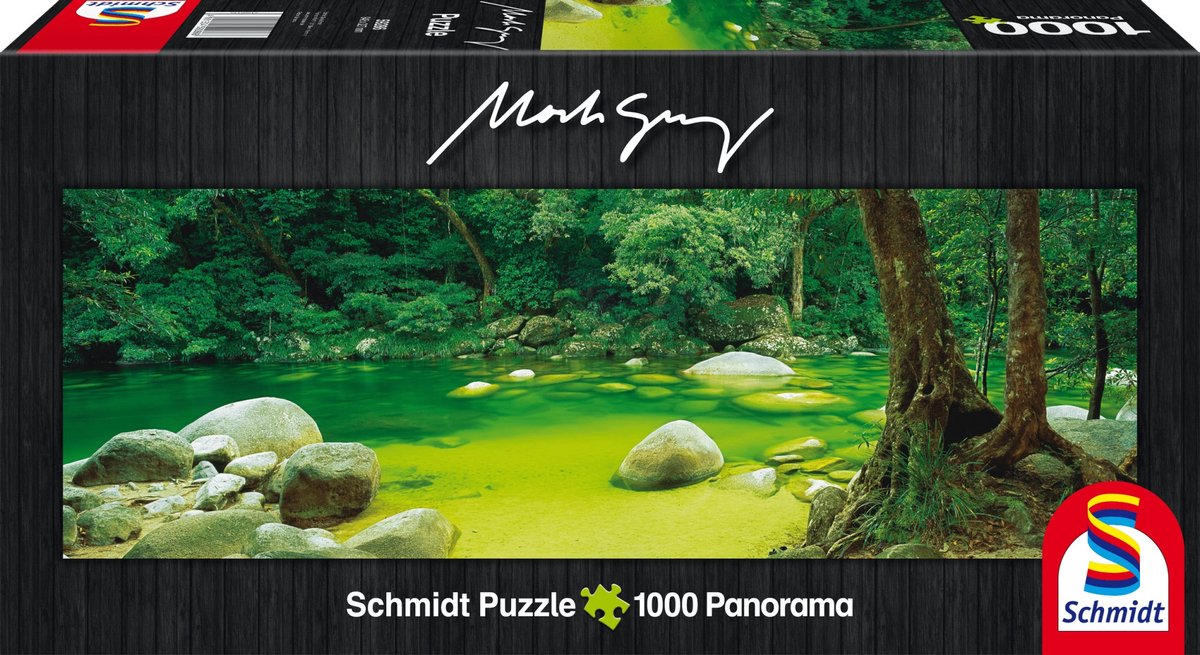Schmidt puzzle schmidt puzzel - mossman gorge - panorama - 1000 stukjes