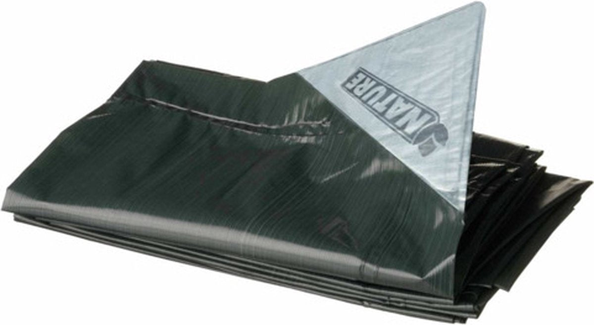 Nature - afdekzeil voor hout - 1,5 x 6m - groen - 100% waterdicht