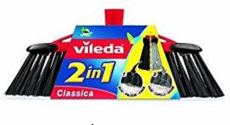 Vileda bezem 2 in 1 ± 35 cm breed.
