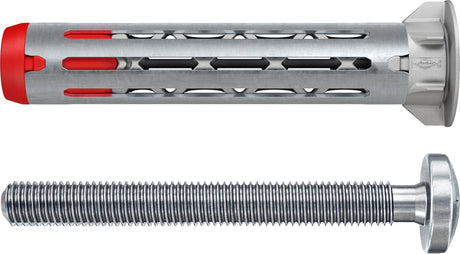 Fischer hollewandplug duohm 6×55 s ph pz - universele hollewandplug met pz bolkopschroef - 25 stuks