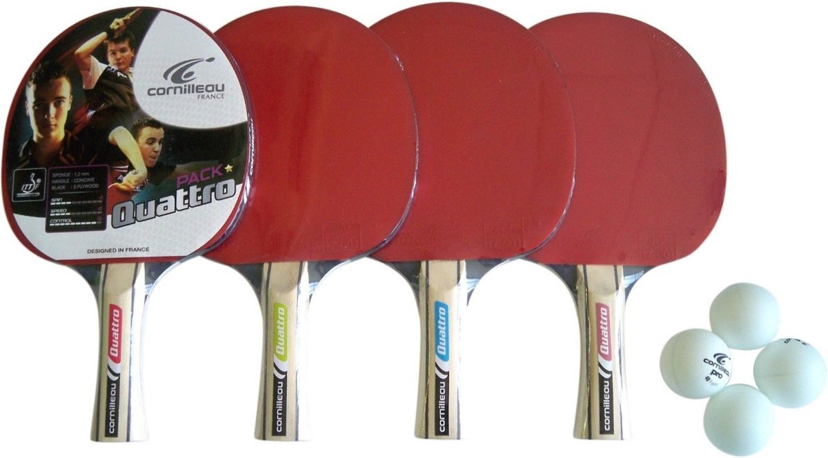 Cornilleau sport pack quattro tafeltennis batset