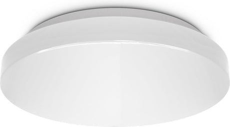 Briloner b.k.licht - led badkamerverlichting - witte plafonniére - badkamerlamp met 1 lichtpunt - ip44 - ø22cm - 4.000k - 900lm - 10w