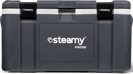 Steamy pro 50 - grote koelbox - extra goed geïsoleerd - 50 liter - grijs
