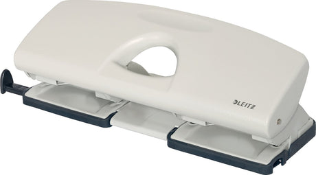Leitz 4-gaats perforator - 25 vel - voor mappen en ringbanden - grijs
