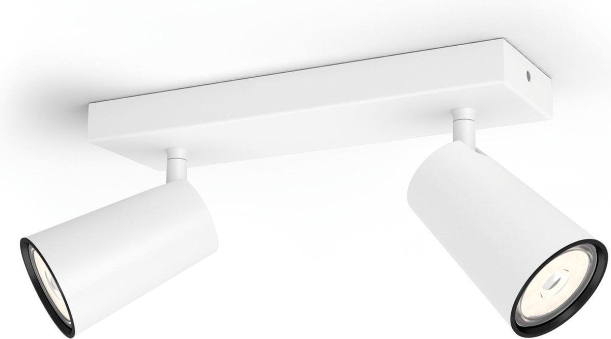 Philips led philips paisley opbouwspot - 2-lichts - wit