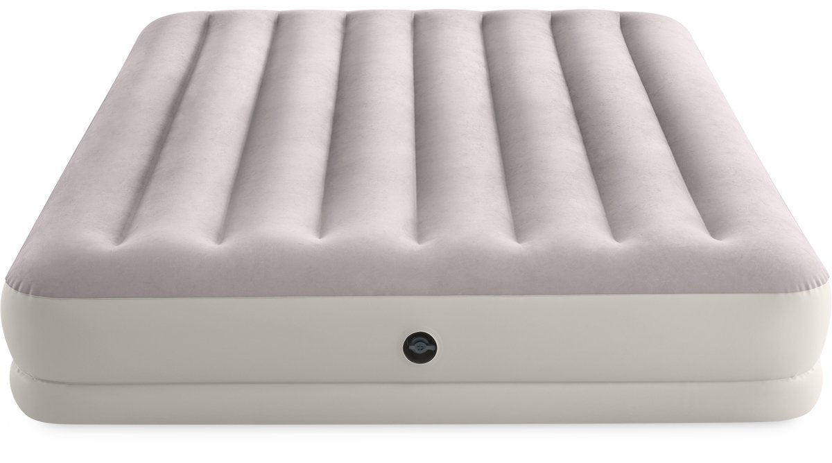 Intex prestige mid-rise queen luchtbed incl. usb150 luchtpomp - 203 x 152 x 30 cm