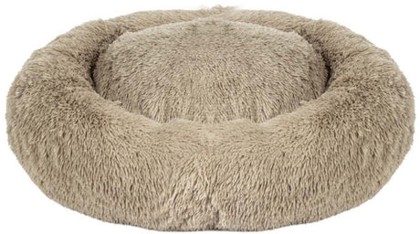 Duvo plus snug - donut bed - beige - l - 80x80x17cm - wasbaar