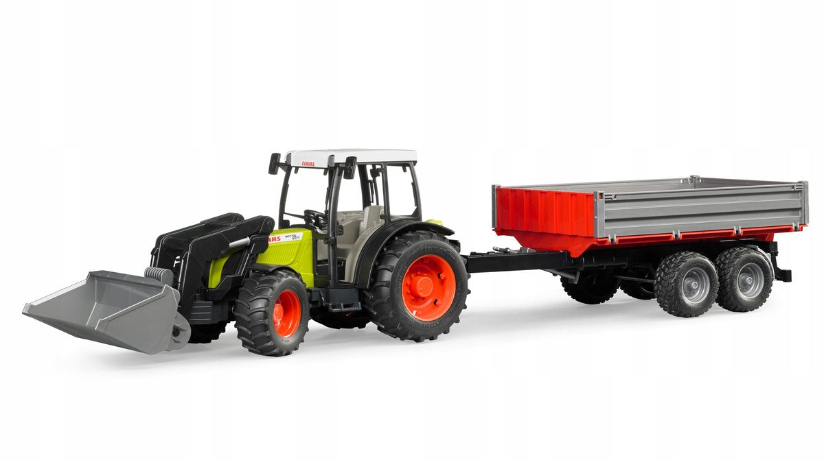 Bruder - claas nectis 267 f with frontloader and tipping trailer (br2112)