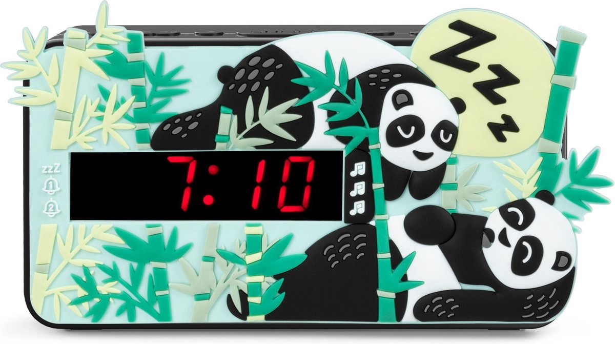 Bigben wekker met geluidseffecten - panda