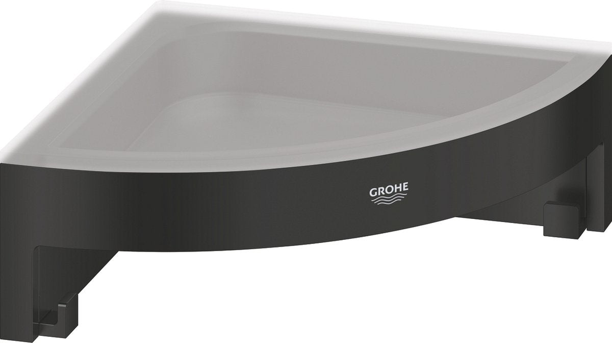 Grohe quickfix start cube hoek douchetray - matte black