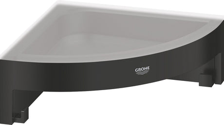 Grohe quickfix start cube hoek douchetray - matte black