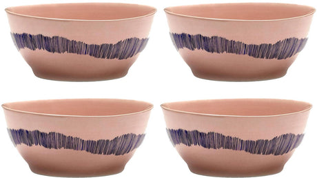 Serax - ottolenghi feast - kom s - roze blauw - 16 ø - 4 stuks