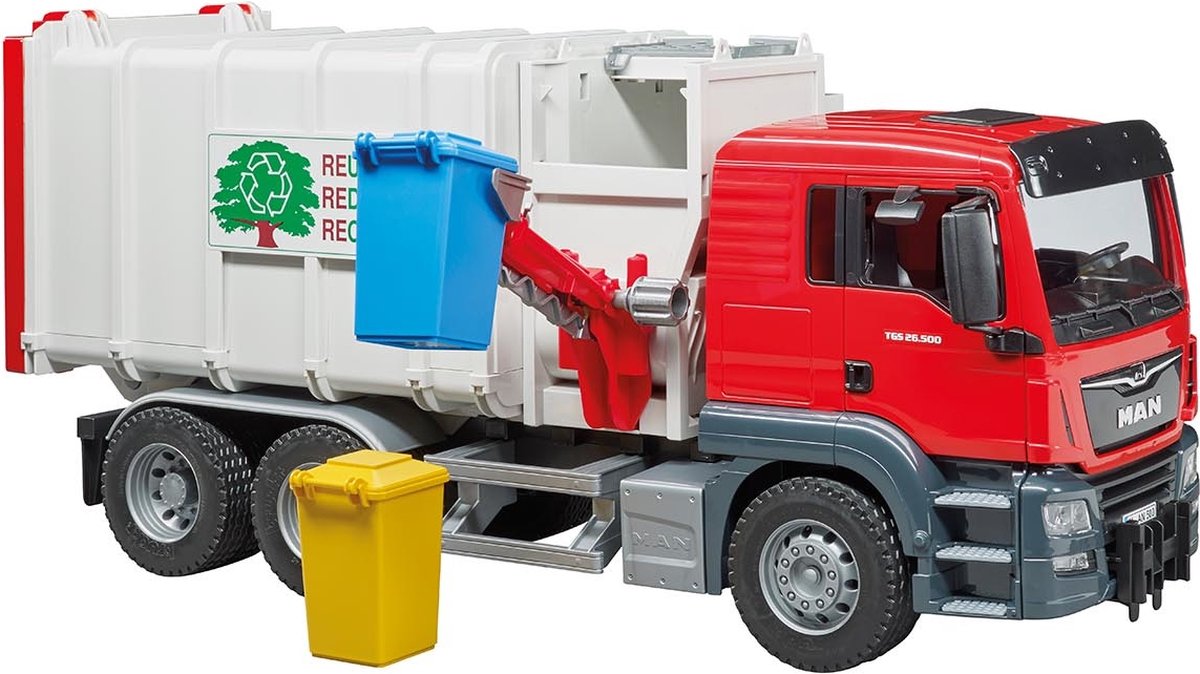 Bruder vuilniswagen loading grabage truck (br3761)