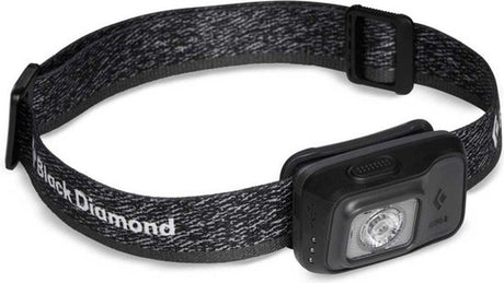 Black diamond astro 300-r hoofdlamp - hoofdlamp - graphite