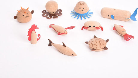 Tickit ® houten zeewezens