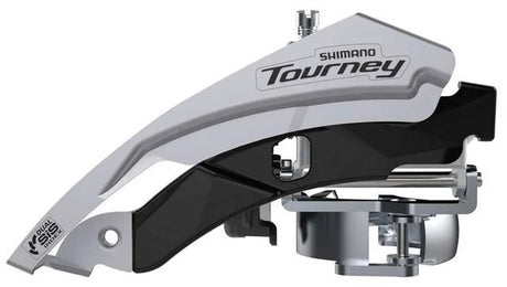 Shimano tourney fd-ty601-l6 voorderailleur 3x6 7 8-speed – top swing, dual pull, 34,9 31,8 mm