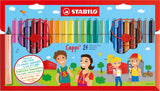 Stabilo cappi - viltstift - set met 24 stuks