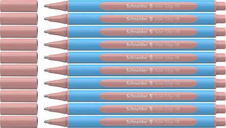 Schneider schrijfwaren schneider balpen - slider edge pastel - penpunt xb - pastel blush - 10 stuks - s-152236-10