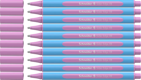Schneider schrijfwaren schneider balpen - slider edge pastel - xb - pastel lila - 10 stuks - s-152228-10