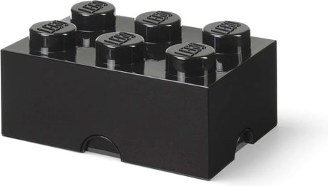 Lego - opbergbox brick 6 - nylon - zwart