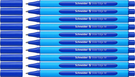 Schneider schrijfwaren schneider balpen - slider edge - penpunt m - schrijfkleur blauw - 10 stuks - s-152103-10