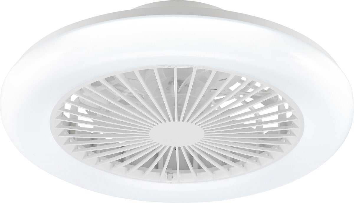 Brilliant montero - plafondventilator - led 20w - cct - 2700k-6500k - dimbaar - afstandsbediening - wit