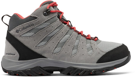 Columbia redmond iii mid waterproof dames wandelschoenen - steam, red coral