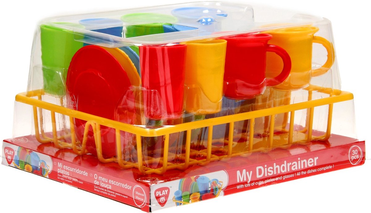 Playgo serviesset 30-delig - speelgoedservies - multicolor