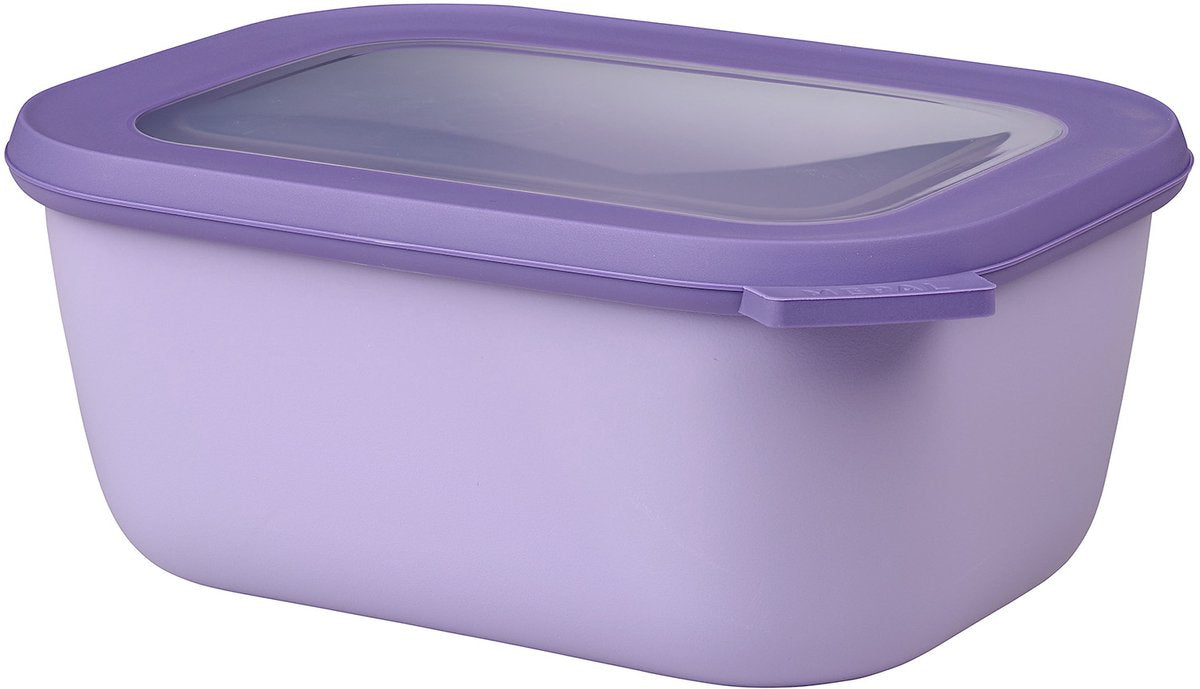 Mepal - multikom cirqula vershouddoos - 1500 ml - rechthoekig - vivid lilac
