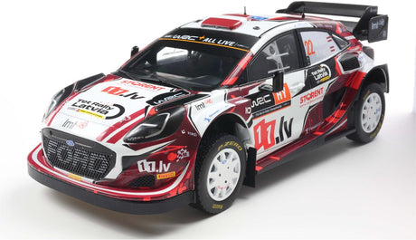Solido ford puma rally 1 h. #22 m.sesks r.francis tet rally latvia schaal 1:18