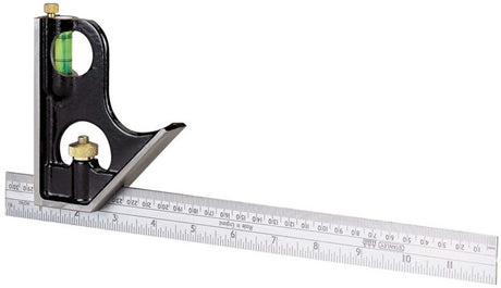 Stanley 0-46-151 serie - universele hoekmeter - 300mm - libella - gietijzeren behuizing